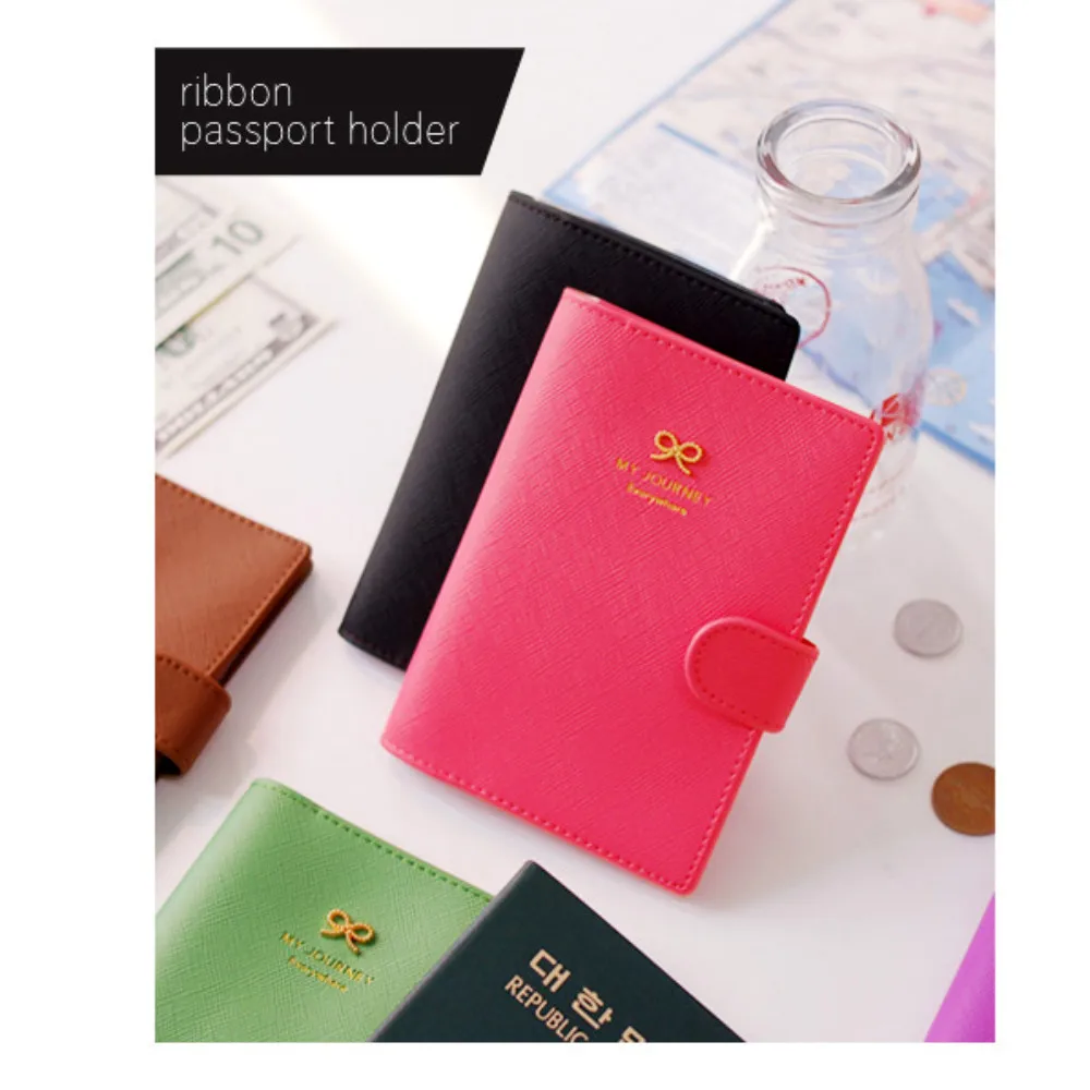 Звезда-Корейской Версии Паспорта Обложка для Проездной Билет Держатель Лицензии