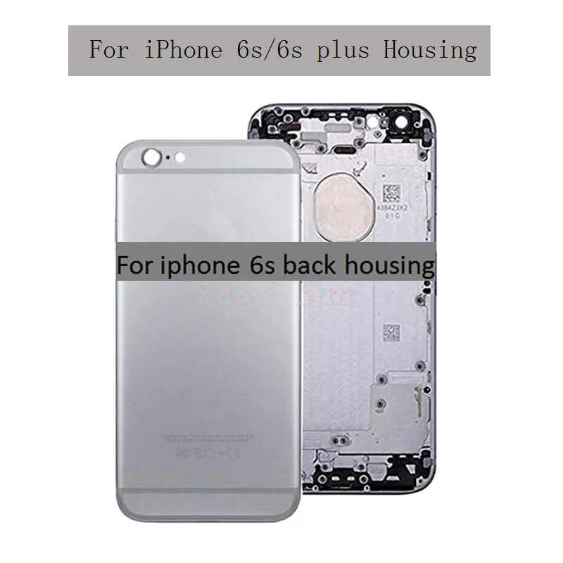 Чехол для iphone 6s plus, задняя крышка, задняя крышка, чехол для задней двери, средняя рамка Шасси, боковая сборка кнопок для iphone 6s