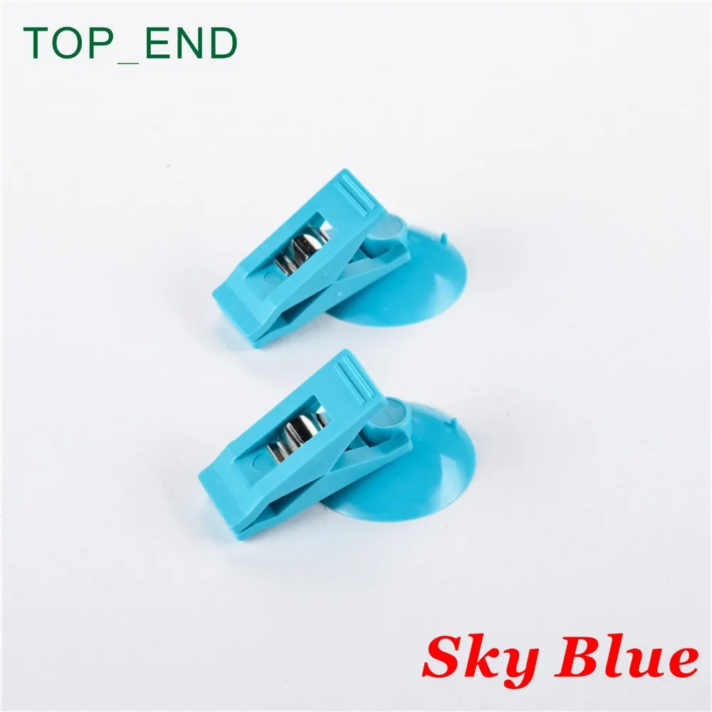 1 пара бесплатная доставка зажим с присоской для карт 3 цвета: небесно голубой