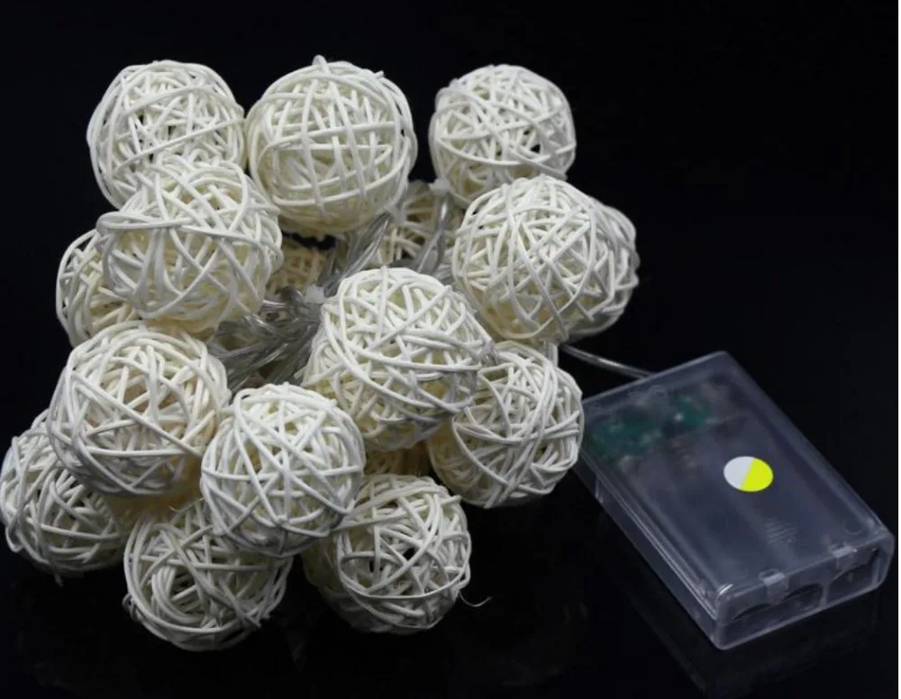 Гирлянда из ротанга Sepak Takraw с 30 светодиодами 3 м|3m fairy lights|outdoor decorative lampsfairy light lamps |