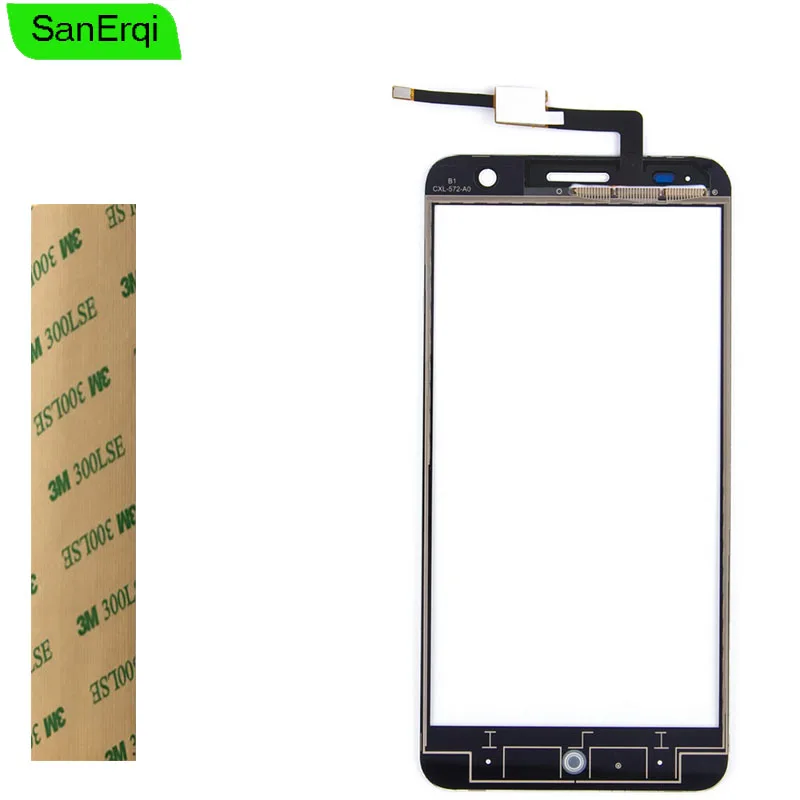 SanErqi 5.2inch For ZTE Blade V7 touch screen Front Glass Digitizer Panel Sensor Lens Replacement for | Мобильные телефоны и