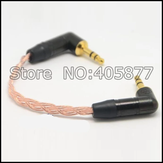 5N OCC медный стерео 3 5 мм штекер AUX аудио наушники AMP Кабель 15 см|3.5mm male|male auxocc copper |