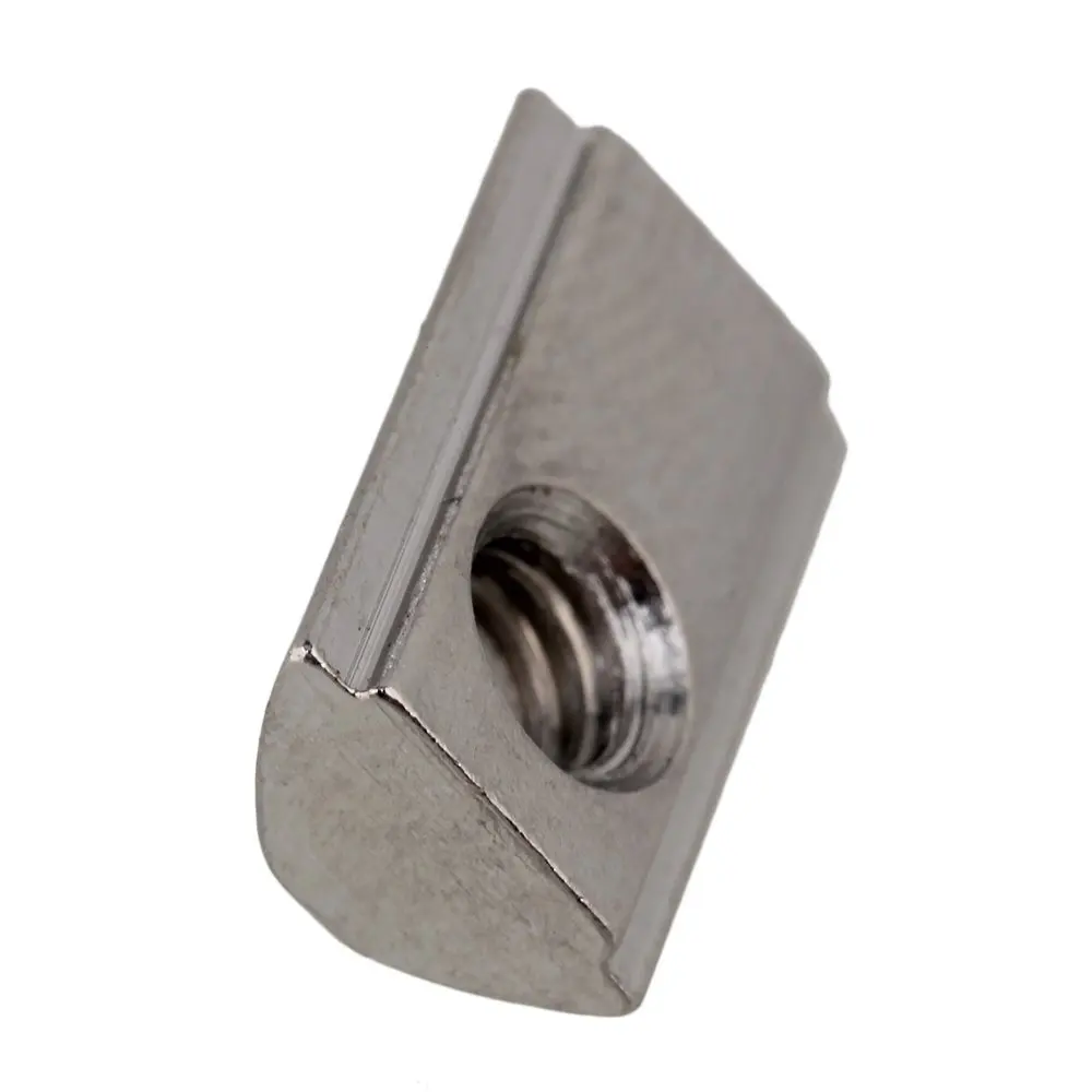 Серебристый европейский стандарт 20 серий алюминиевый слот углеродистая сталь