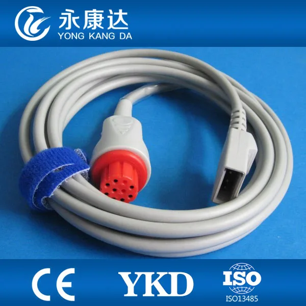 Datex Ohmeda в Юту IBP преобразователь кабель Круглый 10pin&gt Din 2 0 4 pin|cable position transducer|cable audio