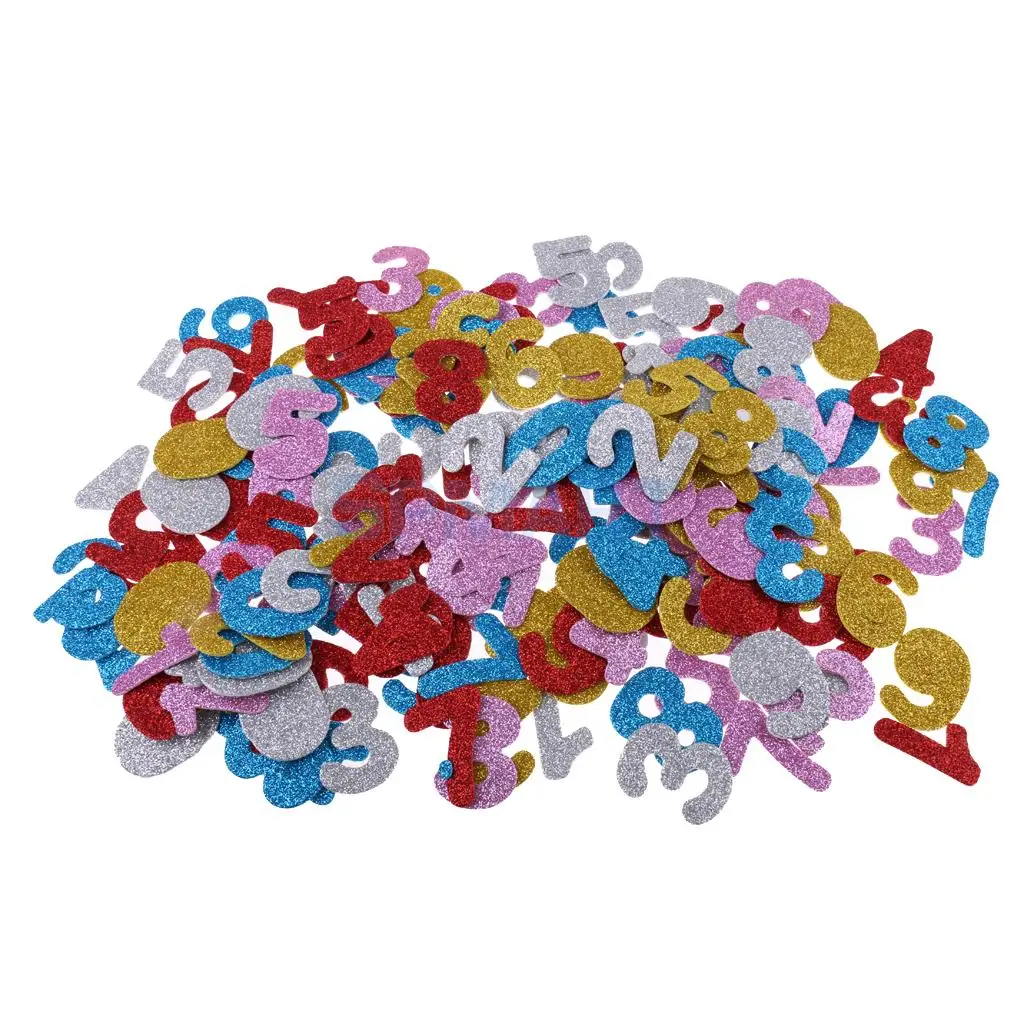 200 шт. 4 см|stickers for|stickers for scrapbookingglitter foam stickers |