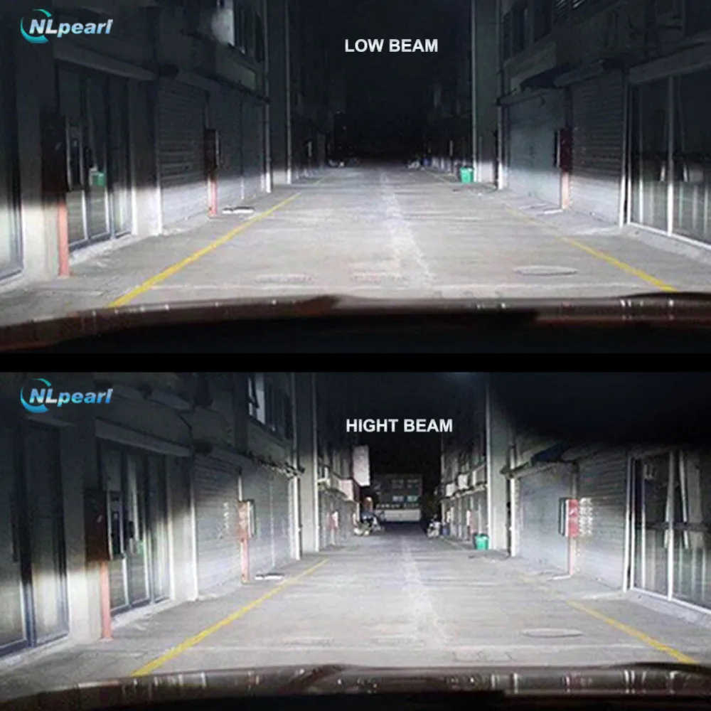 

NLpearl H4 LED Headlight Car Bulb 6000k 10000LM/Pair 2Pcs CSP Chips H1 H11 H3 H13 9005 9006 H7 White Spot LED Head Lamps H4 12V