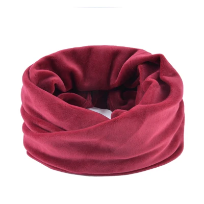 RED Бренд TQMSMY, Одноцветный, унисекс, шарф-воротник, для женщин, Skullies Beanies, шарф-кольцо для зимы, теплая Женская бархатная Шапка-бини, шапки TMDH13 - Цвет: RED