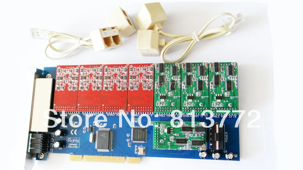 Бесплатная Доставка TDM1600P 16 портов звездочка ПИК карты elastix fxo новые двойные