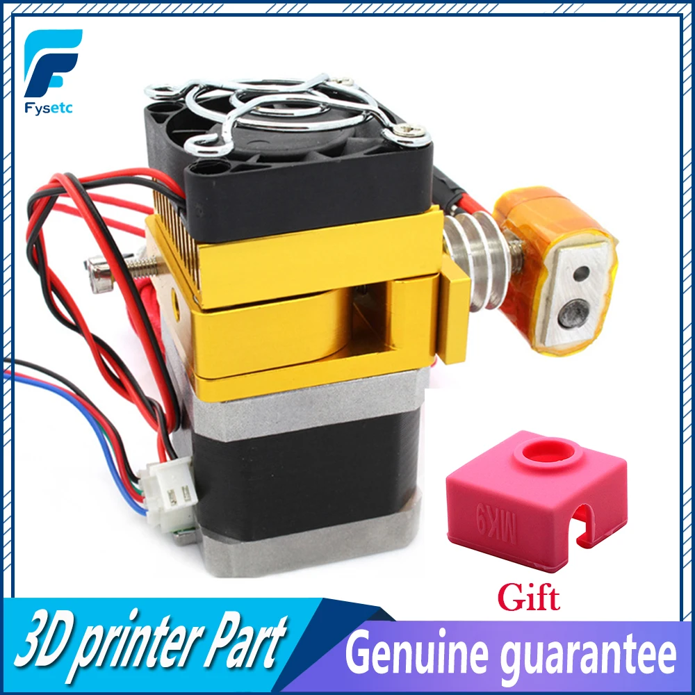 Новый Экструдер MK9 12 В 0 4 мм сопло 100K Термистор для 3D принтера Prusa I3 1 75 нить с носок
