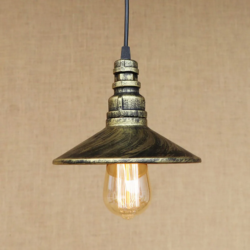 Промышленная железная водопроводная труба Лофт 4 цвета винтажный подвесной