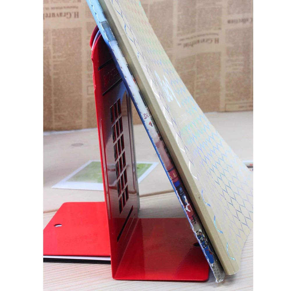 Coloffice 2 шт./компл. симпатичная большая креативная железная книга для книг Книжная