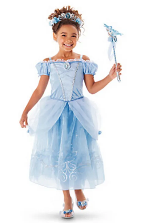 New baby girls dress Chiffon Princess Dress Belle Snow White Rapunzel Aurora Cinderella girl's halter dresses | Детская одежда и