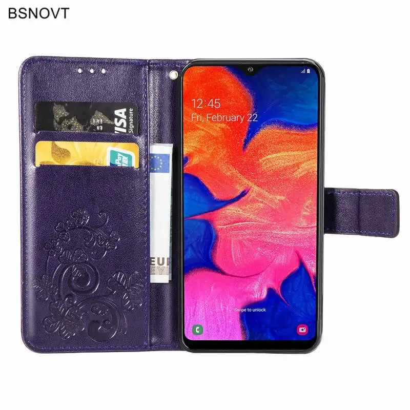 Чехол для Samsung Galaxy A10 мягкий силиконовый роскошный кожаный чехол BSNOVT | Мобильные