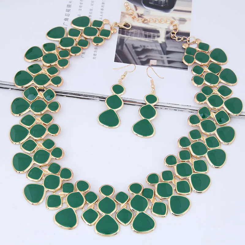 color 1 Kymyad, золотой цвет, ювелирные наборы для женщин, Bijoux Femme, ожерелье, набор, новинка, Gourd, ожерелье, s& Подвески, массивные ювелирные наборы - Окраска металла: color 1