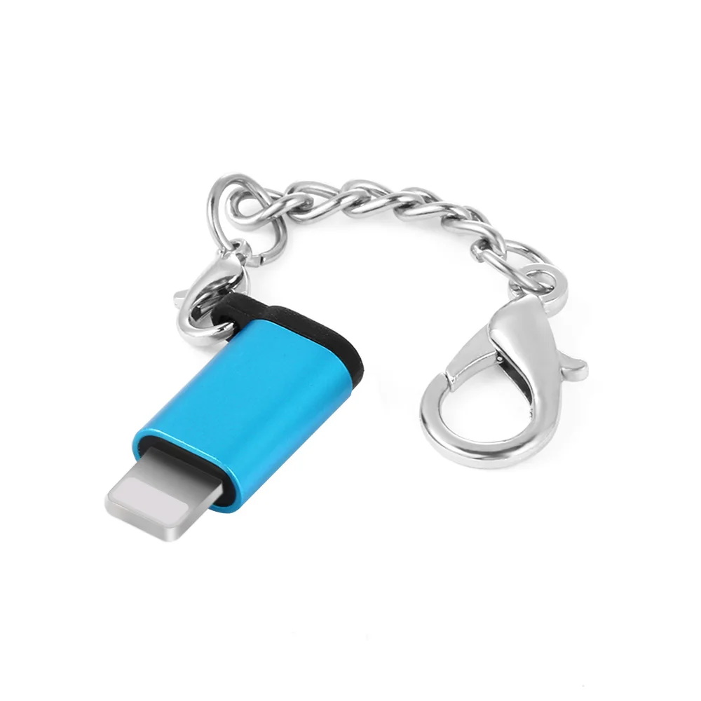 1 шт. брелок кабель usb type C адаптер OTG Micro USB Женский Для type C Мужской конвертер адаптер USB-C для iPhone huawei