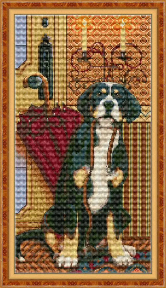 

Ready to go out cross stitch kit aida 14ct 11ct count print canvas cross stitches needlework embroidery DIY handmade