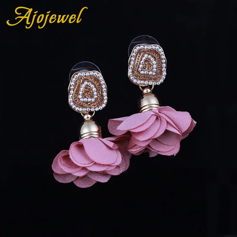 Женские шифоновые серьги в виде цветка|flower earrings for women|flower earringsearrings women |