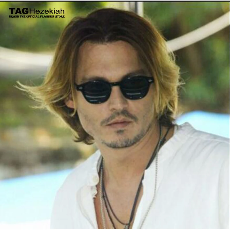 Tag hezekiah классические ретро дизайнерские поляризационные солнцезащитные очки мужские и женские брендовые винтажные заклепки рамки красочного покрытия оттенков nerd
