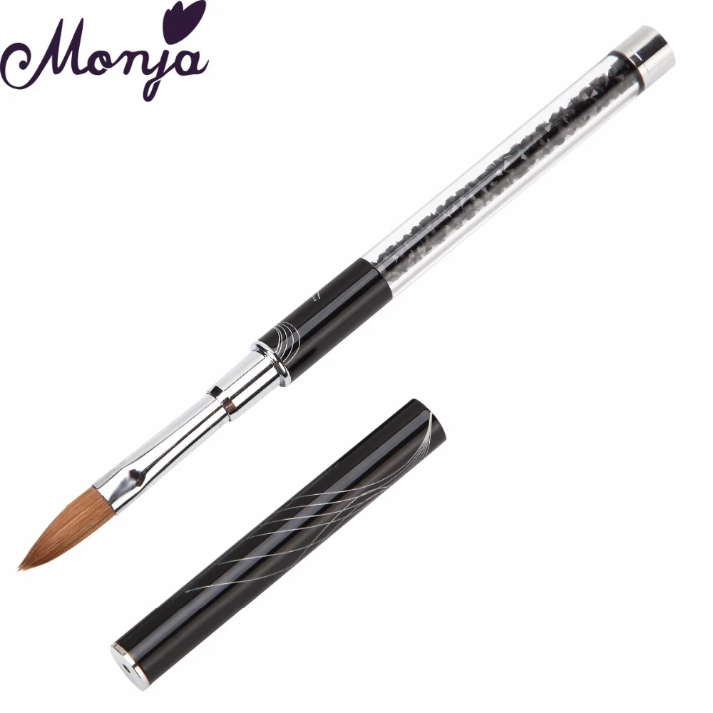 Monja жидкая акриловая пудра для ногтей УФ гель наращивания кисть рисования Kolinsky