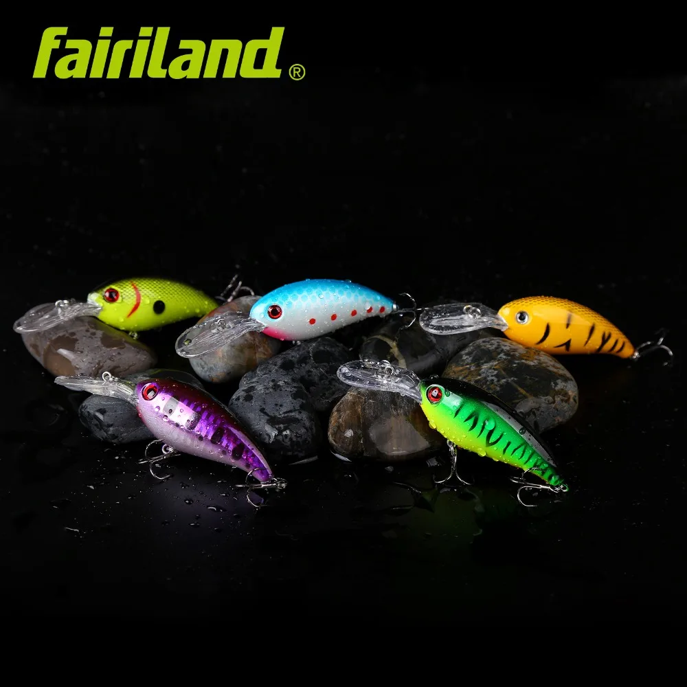Горячая продажа 1 шт. Crankbait 7 см/2 8 дюйма 15 г/0 53 унций жесткие приманки рыболовные 10