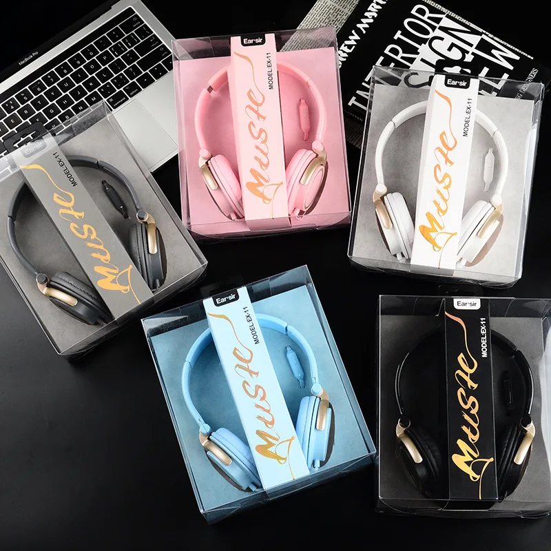 Модные складные стереонаушники Mega Bass 3 5 мм Складная гарнитура головная повязка