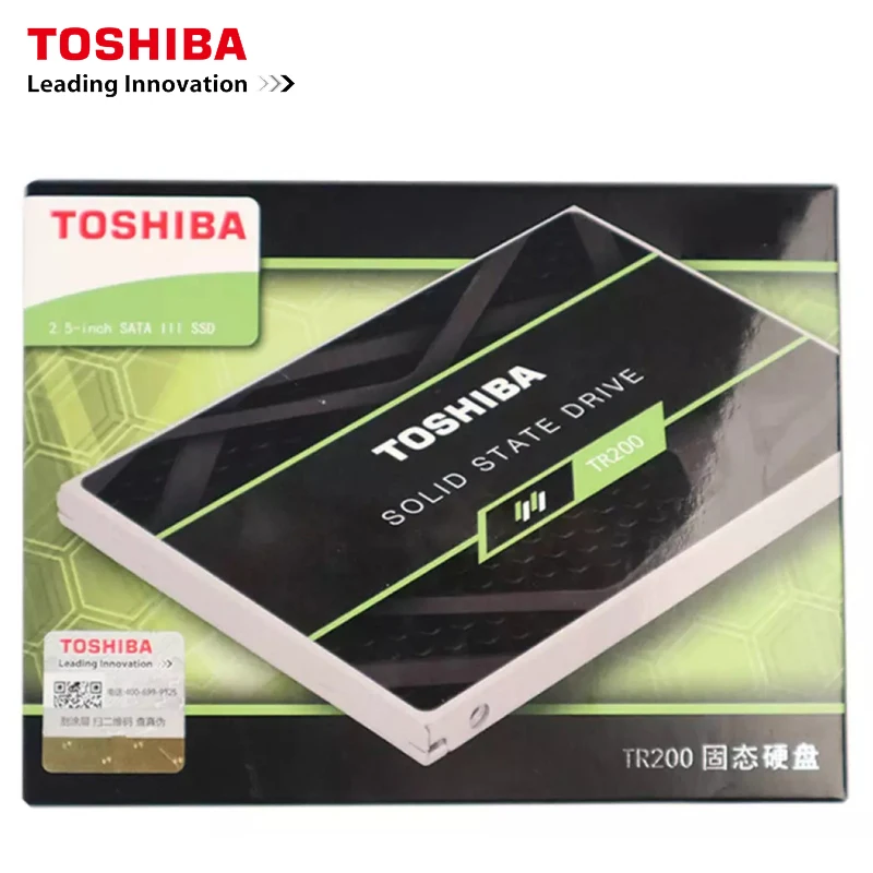 Внутренний SSD накопитель Toshiba TR200 встроенный твердотельный 960 ГБ диск 5400 об/мин TLC 2
