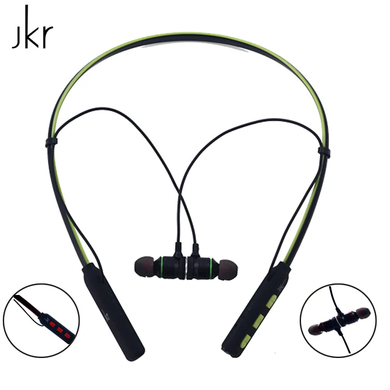 Оригинальные JKR 301A bluetooth наушники беспроводная спортивная Гарнитура шейные с
