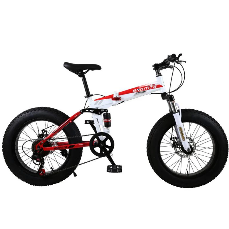 KUBEEN складной велосипед MTB 20 &quot7 21 24 27 скорость двойной диск горный жир Подвеска