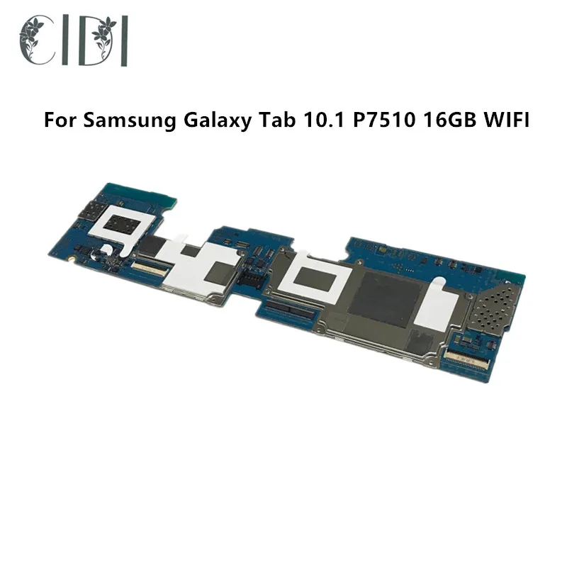Оригинальная материнская плата CIDI для Samsung Galaxy Tab 10. 0 P7510 16 ГБ Wi Fi плата|Шлейфы