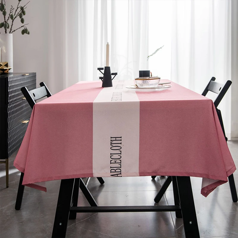 Kitchen Decoration Table Cover Linen Cloth Modern Tablecloth Waterproof Nappe De Rectangulaire Nordic Hotel Decor | Дом и сад