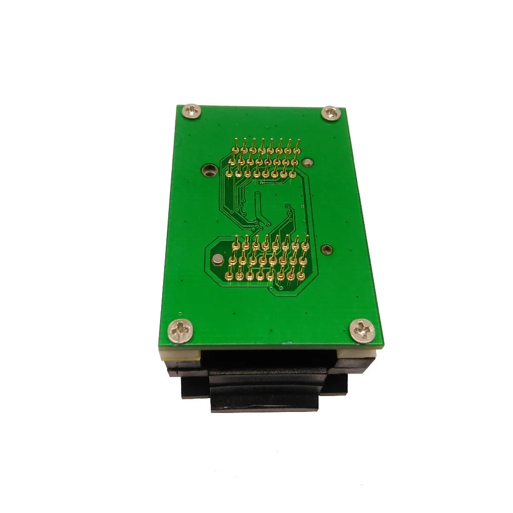 

BGA63 0.8MM Probe IC programmer proman adapter IC size 9*11 mm IC Test Socket BGA63 to 48 burn in socket BGA63 flip pogo pin