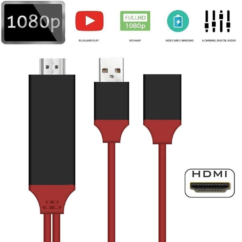 Лидер продаж HDMI Кабель адаптер умный конвертер 3 в 1 кабель для iPhone 7 6S 8 X PLAY видео