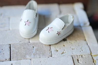 white 1 пара 3 см Повседневная 1/6 кукла без шнуровки звезда кукла обувь для Blyth, Ixdoll, Holala Кукла Одежда Аксессуары игрушка - Цвет: white