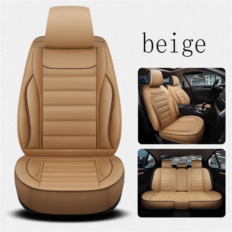 beige Чехол для автокресла, чехлы для автокресел, подушка для салона hyundai creta ix25 elantra i30 i40 ix35 kona santa fe solaris terracan - Название цвета: beige