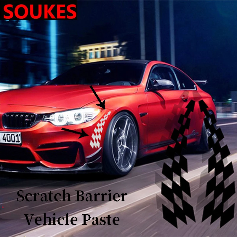 2 шт. крутая Автомобильная наклейка на переднее крыло для бровей Mitsubishi Lancer 10 ASX Pajero