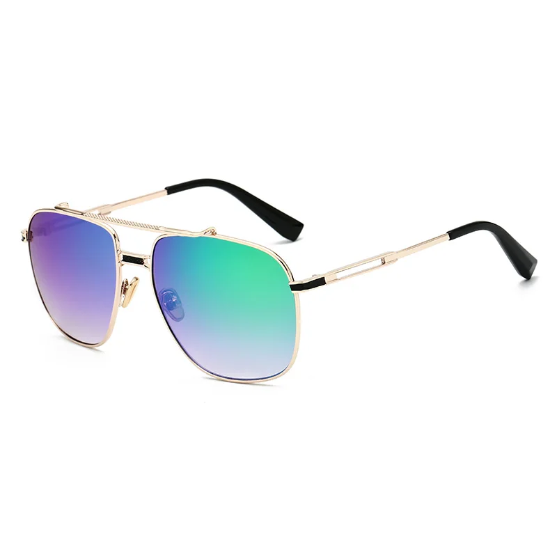 Мужские большие квадратные солнцезащитные очки роскошные брендовые