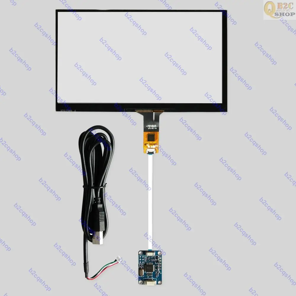 Емкостная сенсорная панель 6 2 дюйма USB-контроллер x мм для WIN 7 8 10 Raspberry Pi экран