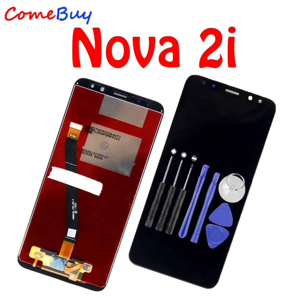 Для huawei Nova 2i ЖК-дисплей, сенсорная панель, дигитайзер экрана для huawei Nova 2i lcd с рамкой RNE L01 L21 L02 L22 замена экрана