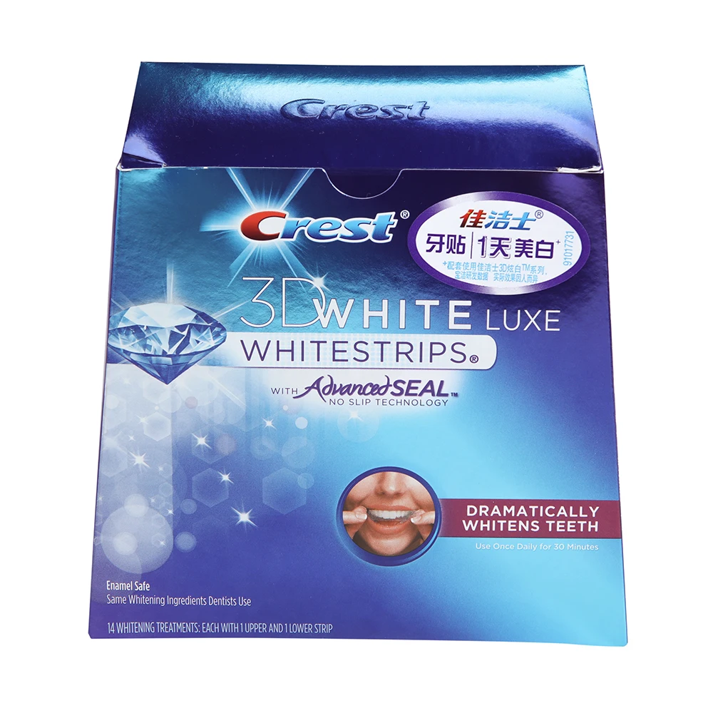 Оригинальный гребень отбеливание зубов 3D White LUXE Professional Effects зубные Whitestrips