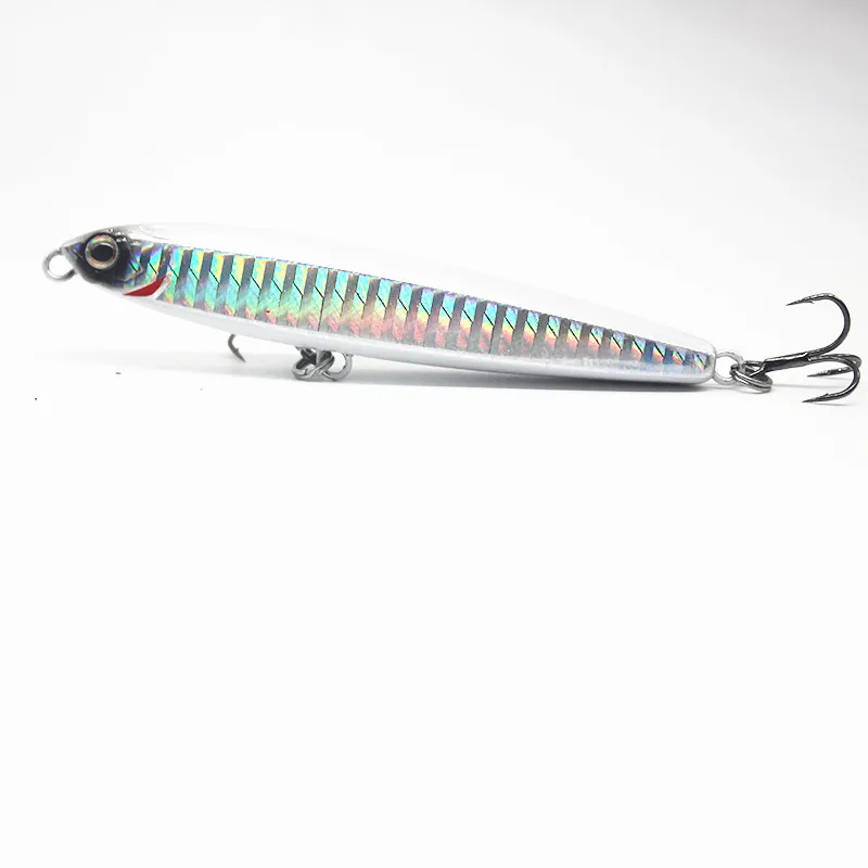 

Ufishing Sinking Pencil Lure 1 Pcs/lot Laser Painted Fishing Bait 14g 24g Hard Isca Artificial Baits for Carp Fishing