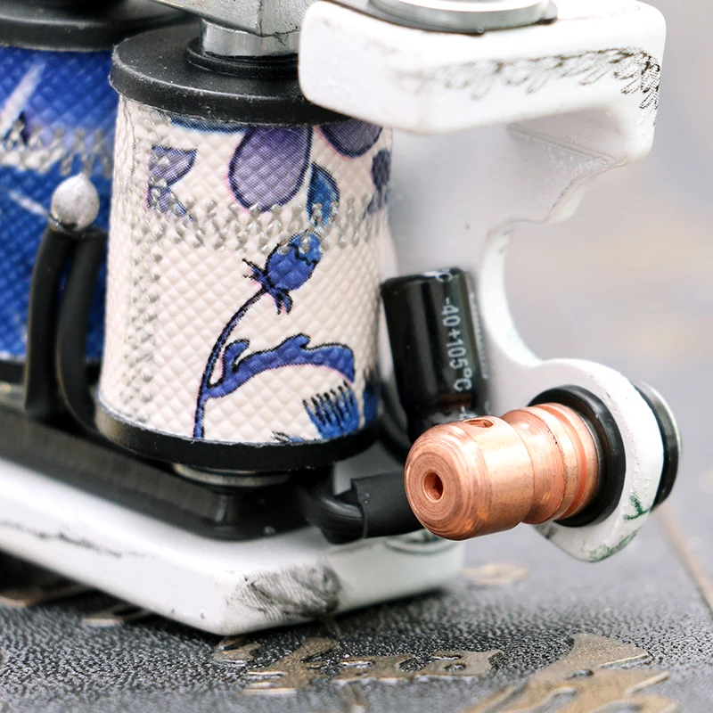 2018 Hot item 10 Wrap Coils Tattoo Machine Shader & Liner Carbon Steel Rotary Assorted Tatoo Motor Gun Instrument Permanent Make | Красота