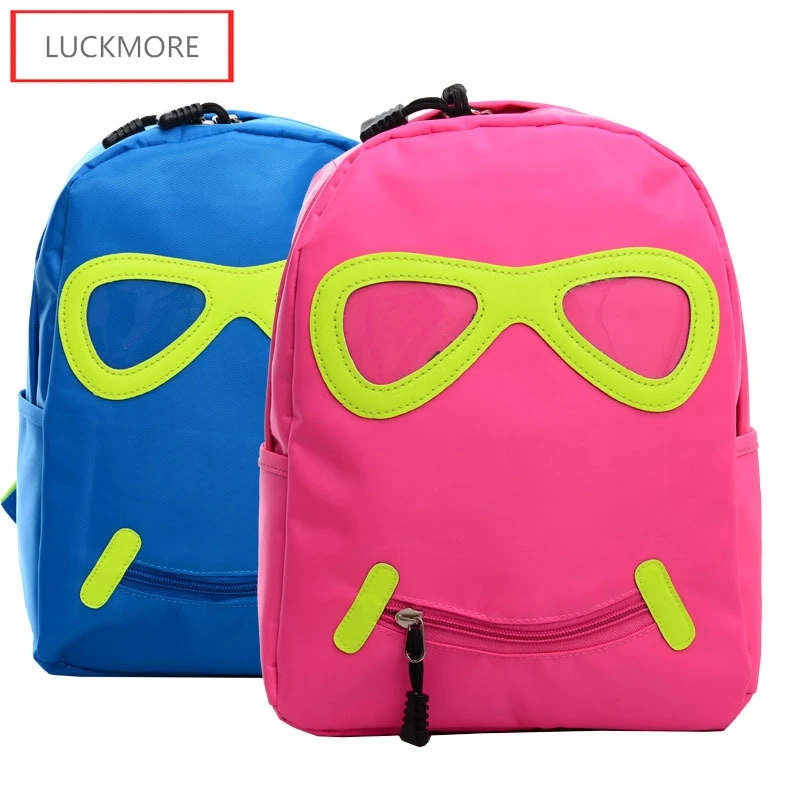 Новый брендовый Рюкзак 2016 модная детская школьная сумка милая Холщовая Сумка на