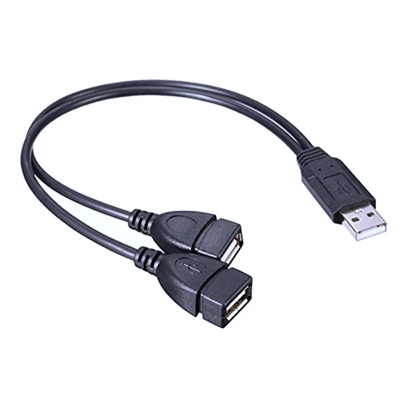 Лидер продаж универсальный Разветвитель USB 2 0 штырь-двойной гнездо порта кабель