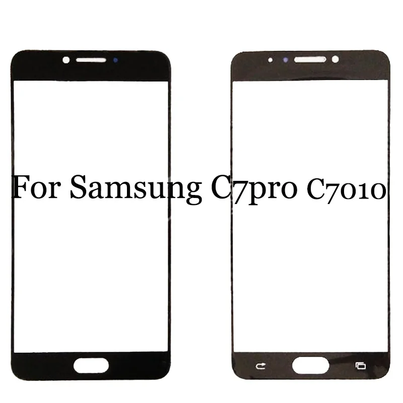 2 шт. для samsung galaxy C7pro сенсорный экран дигитайзер C7 pro C7010 стеклянная панель без