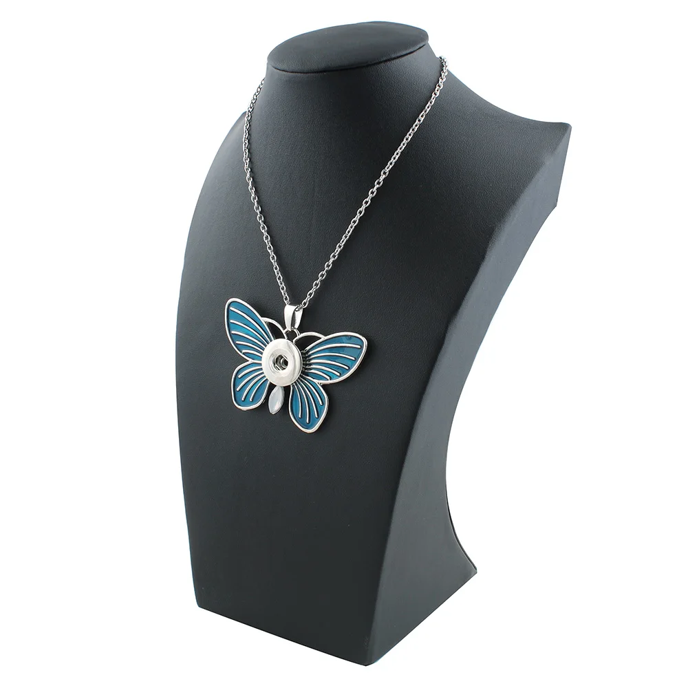 Женское ожерелье ювелирные изделия с цепочкой 55 см кулон в виде бабочки подходит