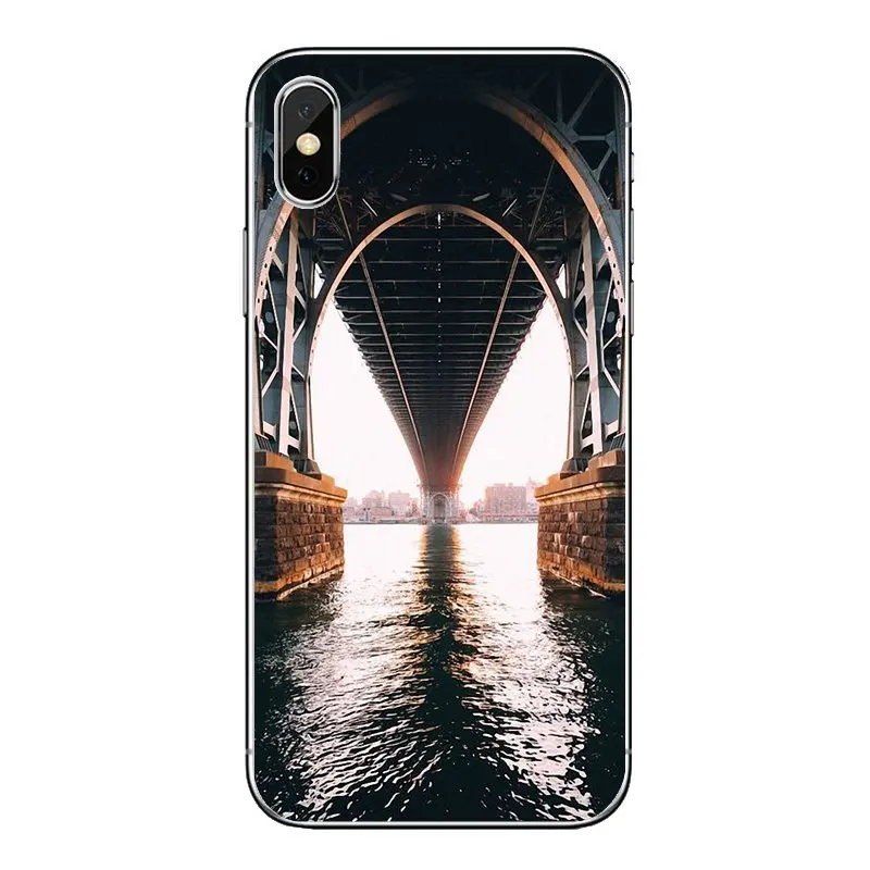 NYC brooklyn bridge New York City Silicone Phone Case Cover For Huawei P20 Lite Nova 2i 3i 3 GR3 Y6 Pro Y7 Y8 Y9 Prime 2018 2019 |