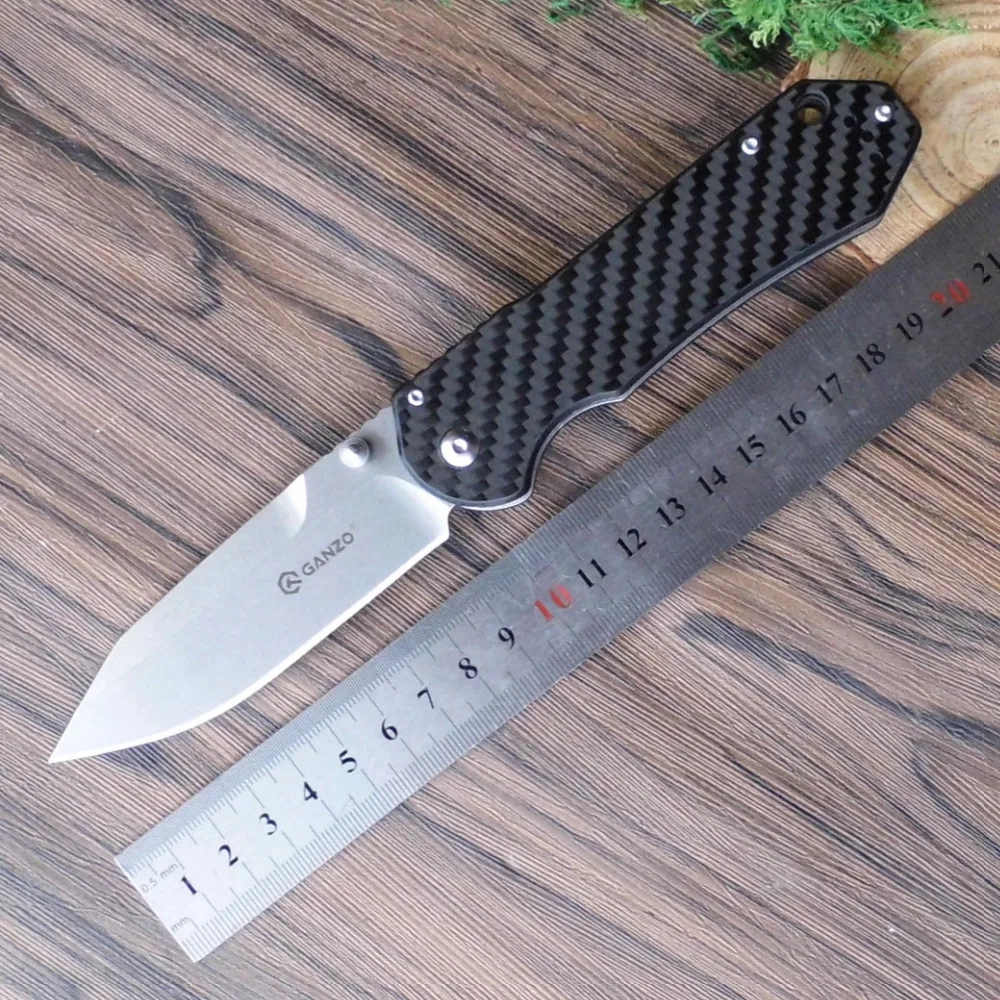 Жар-Ganzo G7452 440C G10 или ручка из углеродного волокна, складной нож для выживания Отдых на природе нож карманный тактический уличный инструмент EDC