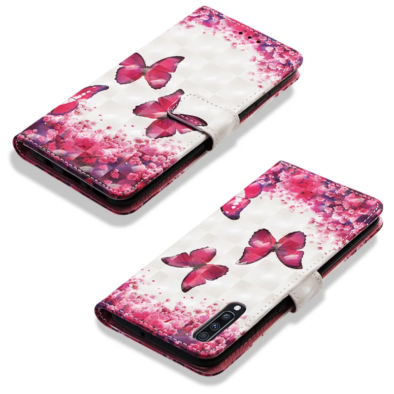 Кожаный чехол-книжка для Samsung Galaxy A70 A80 A50 A40 A30 A20S A10 J4 J6 Plus 2018 A50S A30S A10S | Мобильные