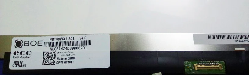 Для смартфона Dell DP/N 0Y48T1 HB140WX1 601 матрица ЖК-экрана для ноутбука 14 0 дюйма HD 1366X768 30Pin
