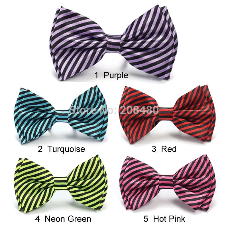 Мужской галстук-бабочка в полоску/Диагональ мужской свадебный смокинг вечерние